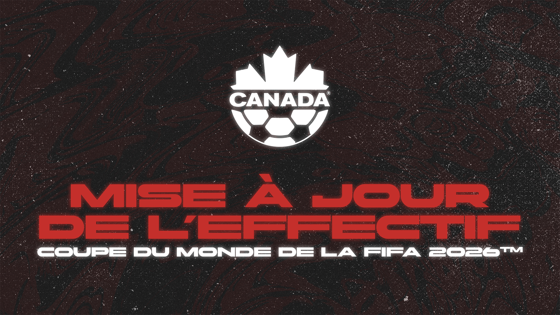 Mise à jour de la sélection du CANMNT pour la Coupe du Monde de la FIFA…