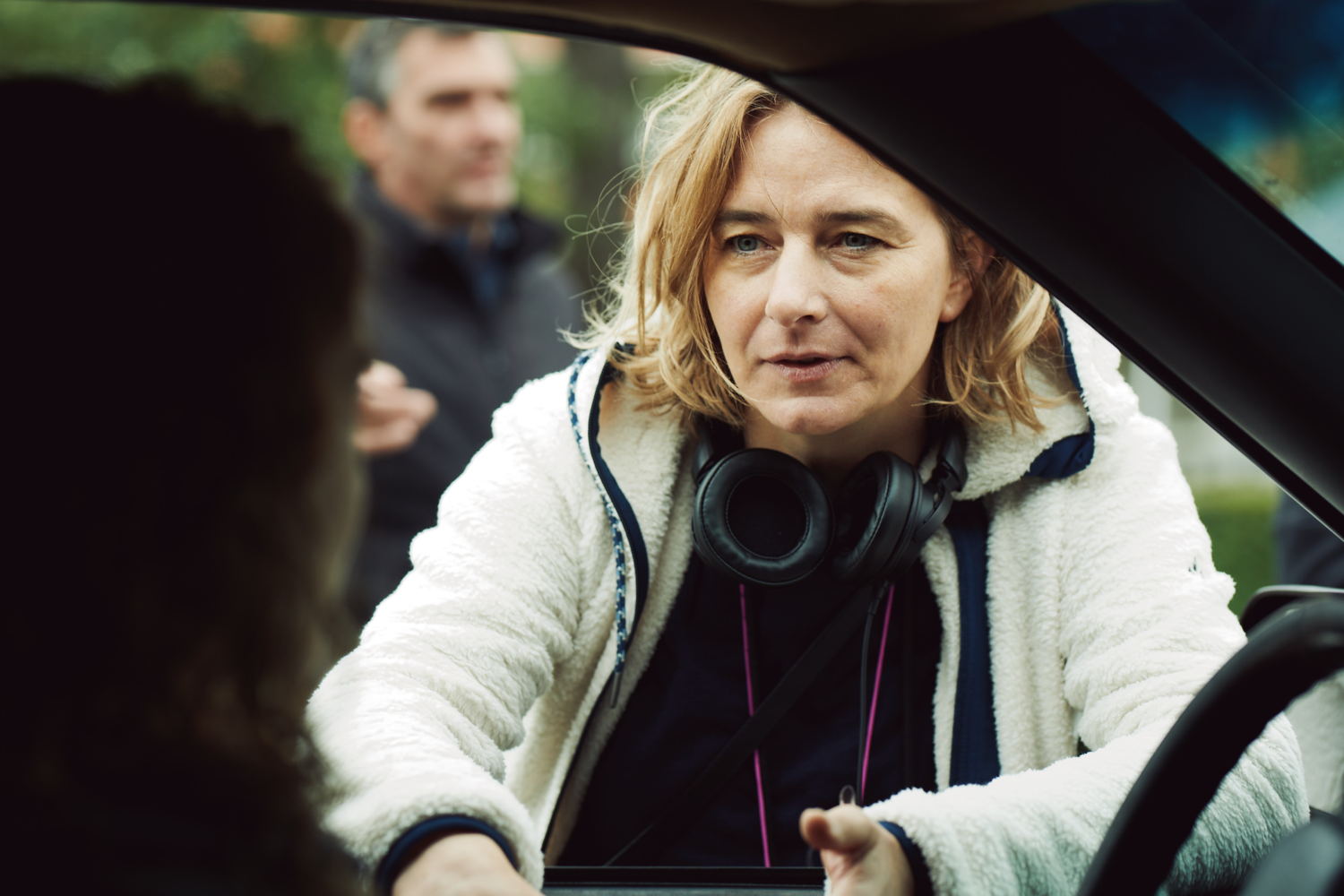 Anke Blondé op de set (c) Thomas Nolf