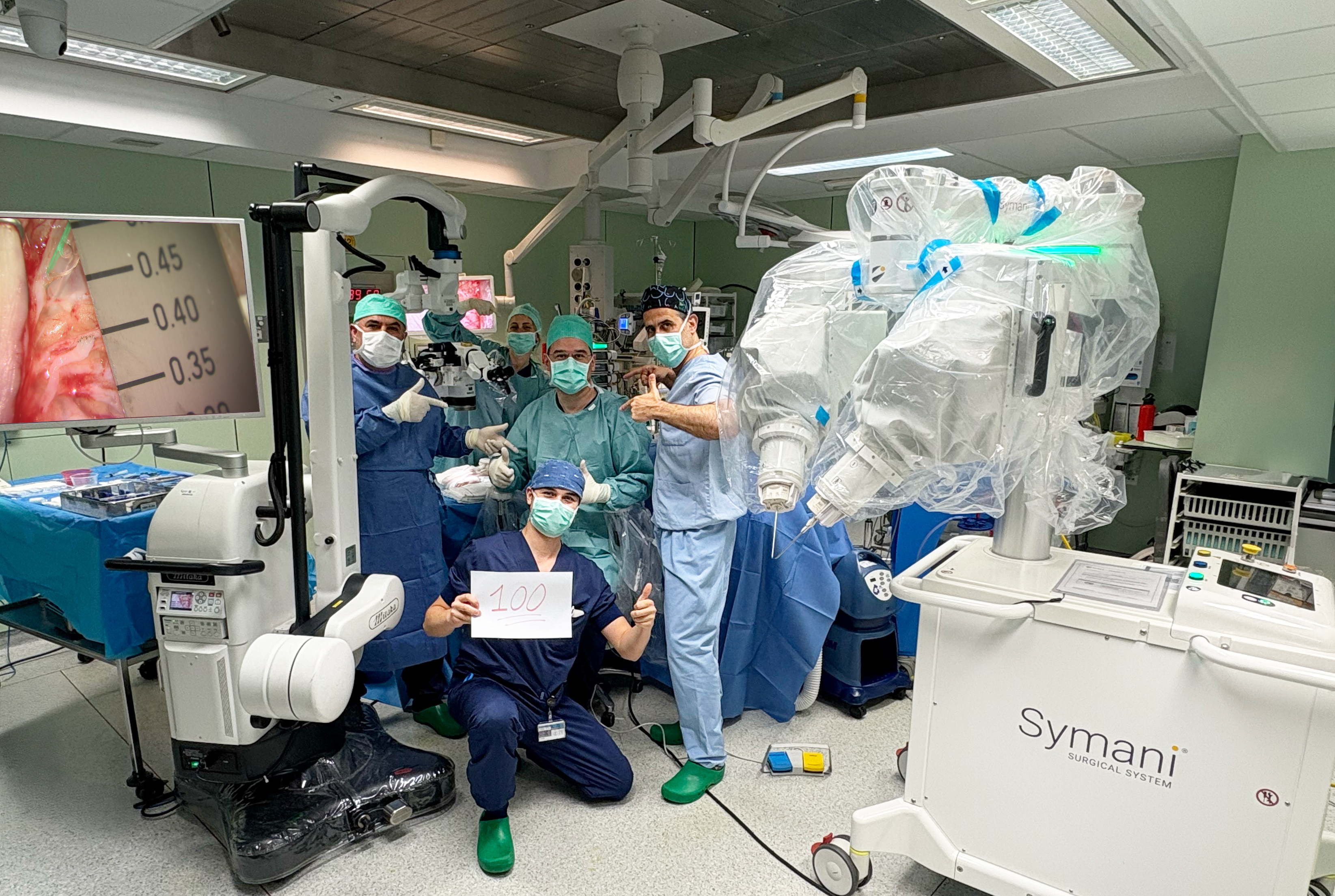 L’UZ Brussel est le premier hôpital au monde avec plus de 100 pontages assistés par robot entre un vaisseau lymphatique et une veine pour le traitement du lymphœdème
