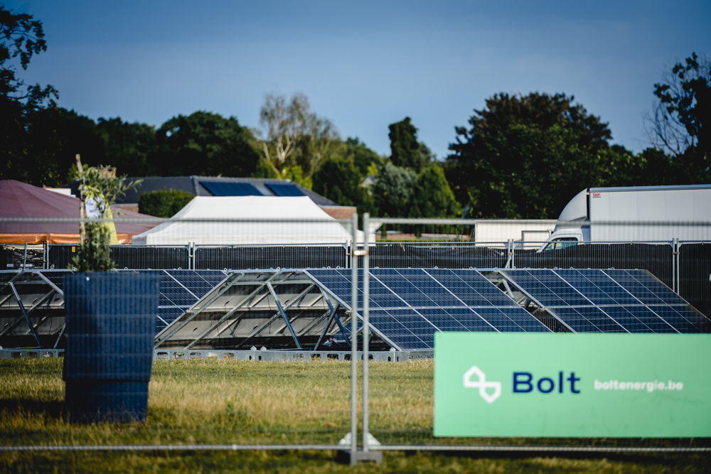 L'installation solaire mobile de Bolt