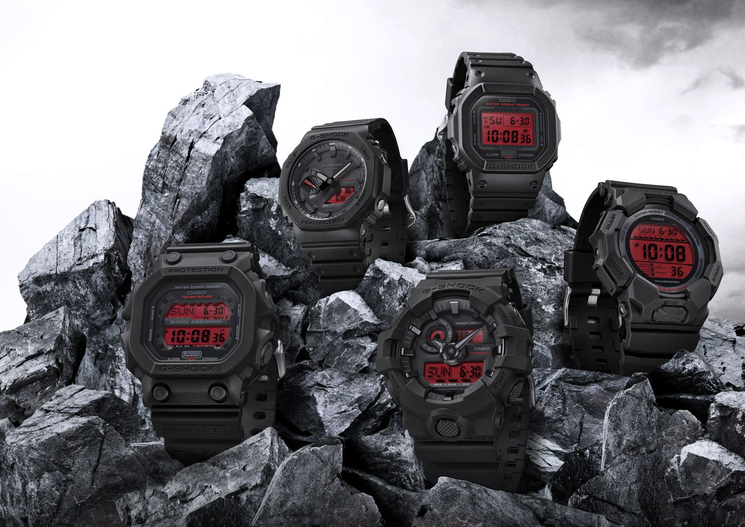 Diseño con carácter: G-SHOCK lanza su nueva serie Black & Bold Red inspirada en la fuerza urbana 