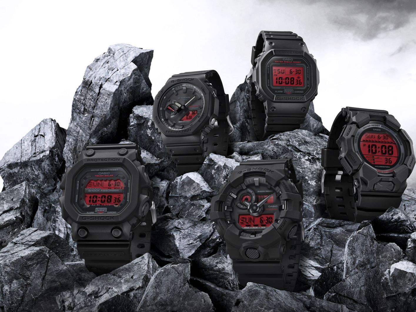 Diseño con carácter: G-SHOCK lanza su nueva serie Black & Bold Red inspirada en la fuerza urbana 