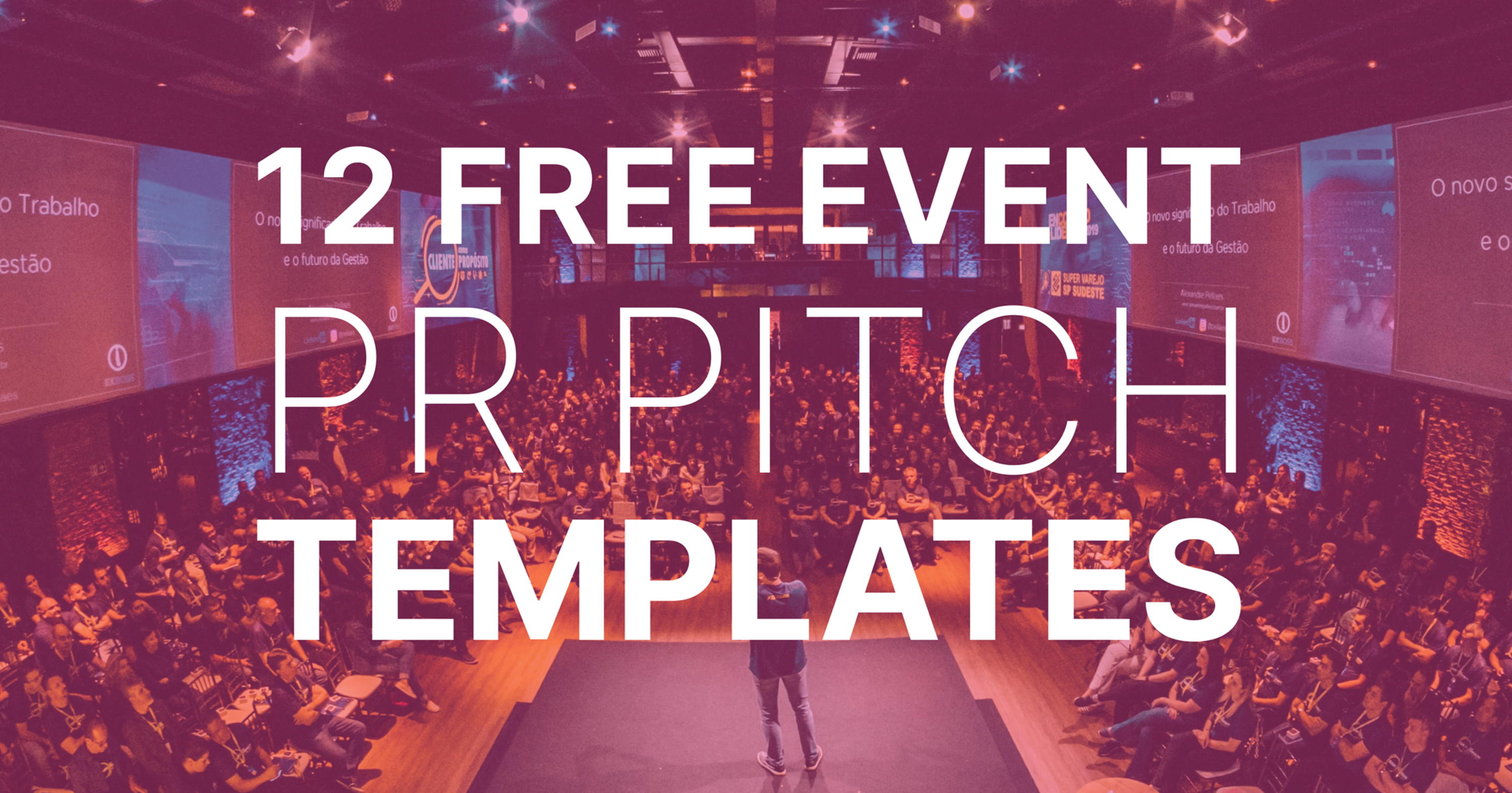 Event Announcement: 12 Media Pitch Templates & Examples (Free)