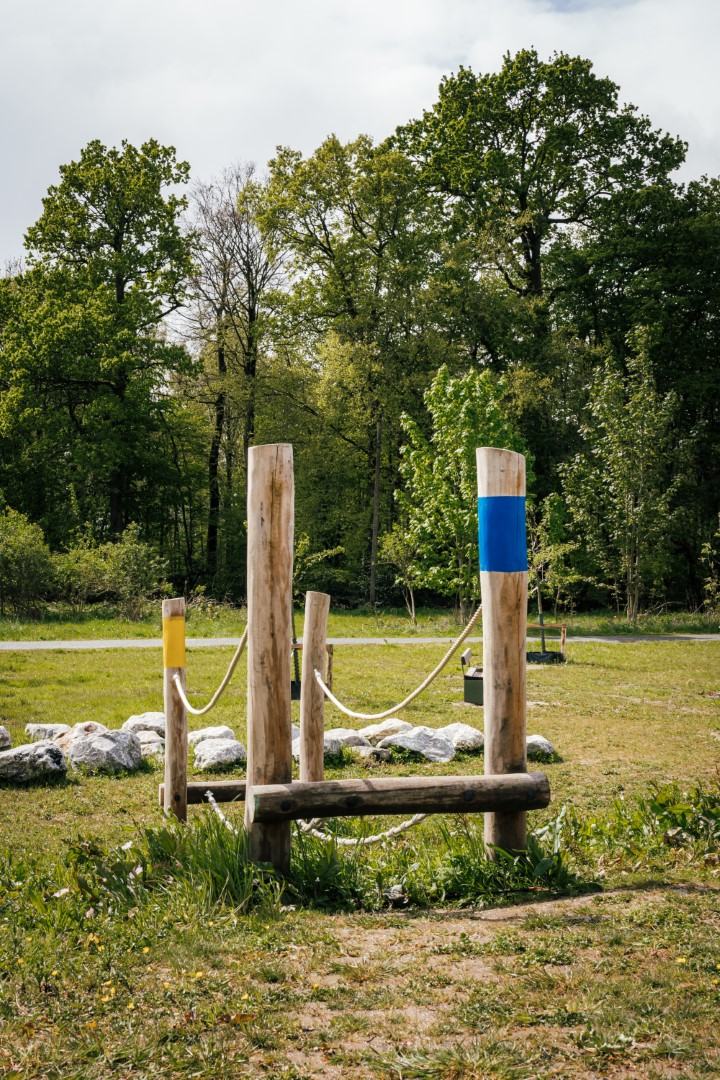 Nieuwe speelzone met natuurlijke elementen  © Stad Gent