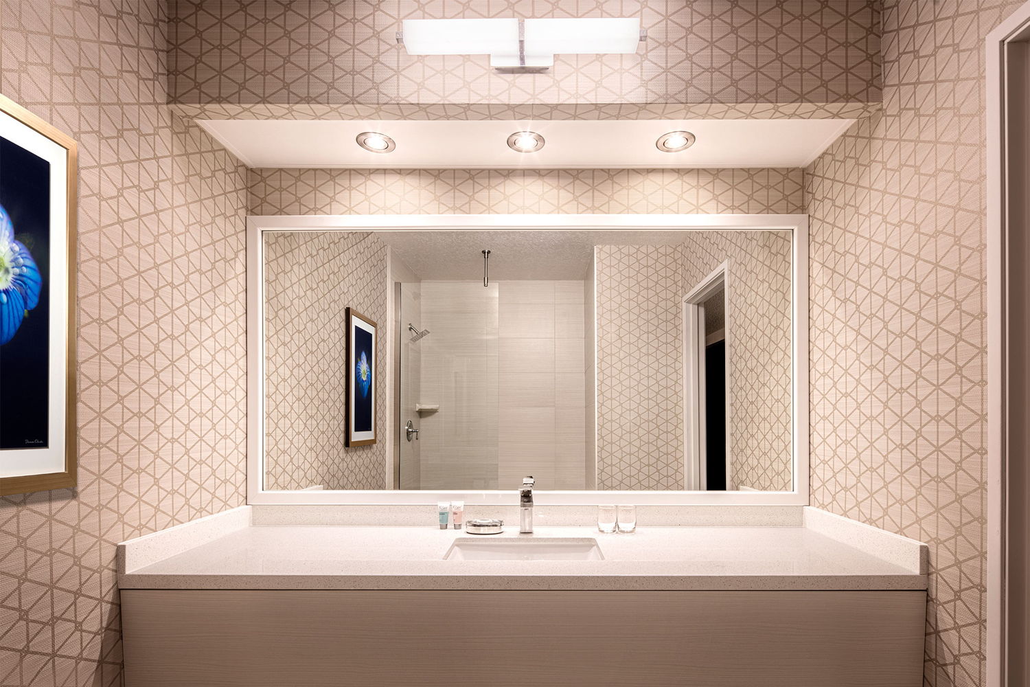 Het nieuwe design van de badkamers in het Luxor © MGM Resorts