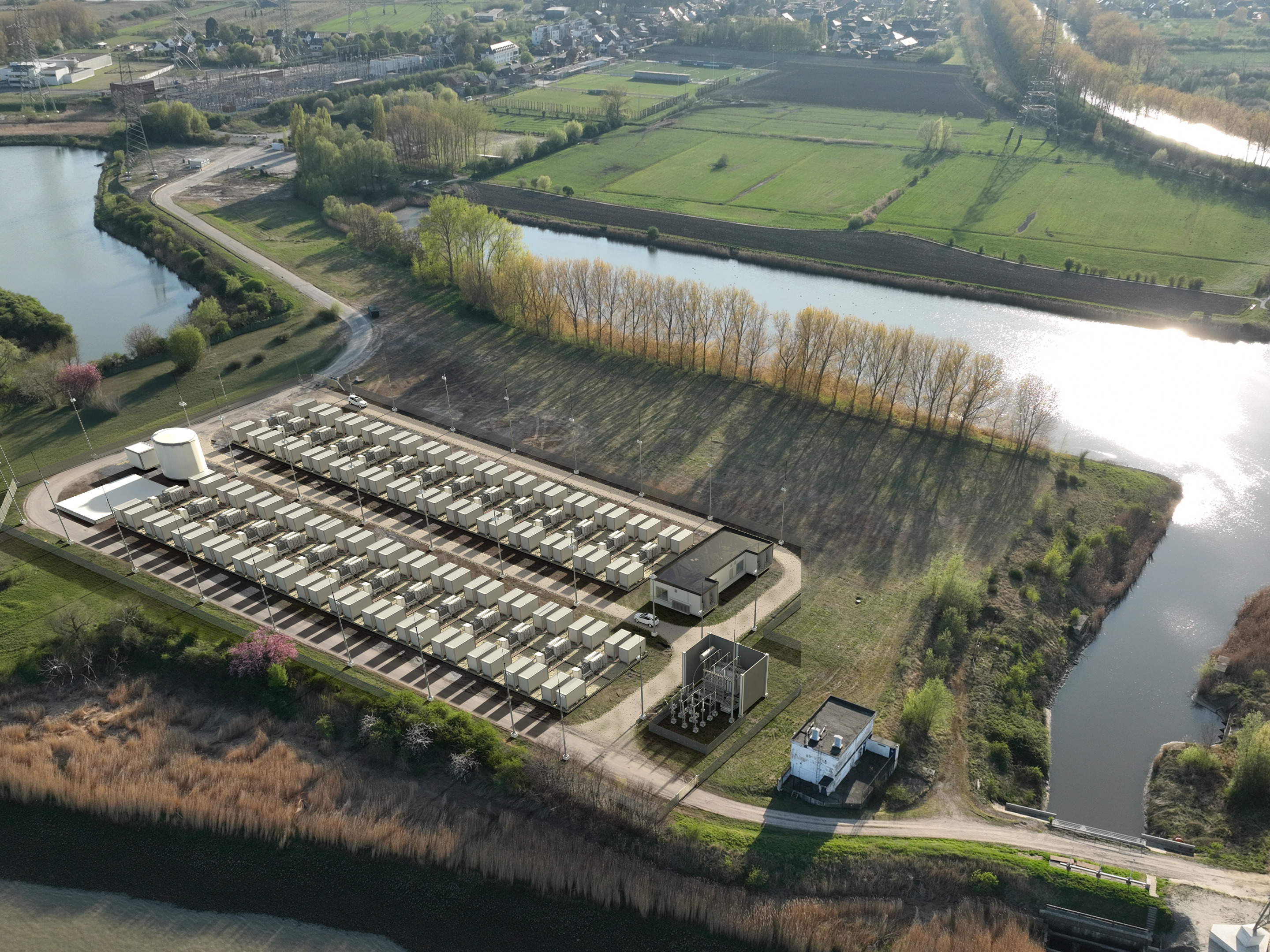 Bouwwerken gestart voor nieuw batterijpark van ENGIE in Kallo