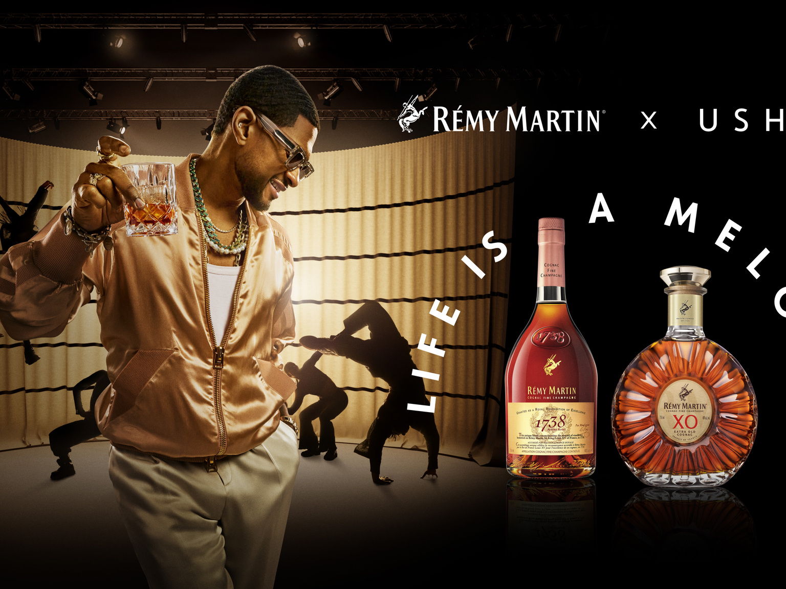Rémy Martin y la galardonada superestrella global de los Grammy, Usher, se unen para celebrar las notas de la vida, la música y el coñac en la campaña "Life is a Melody".