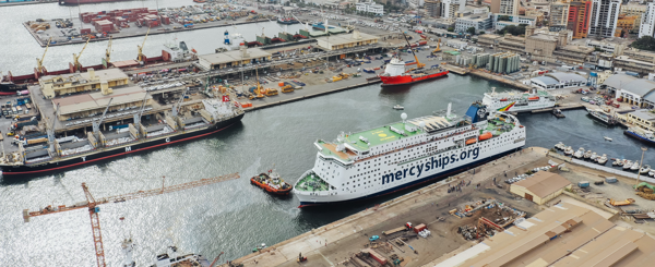 The Global Mercy™ arrives in Dakar ready to serve the people of Senegal and The Gambia with surgical expertise and training