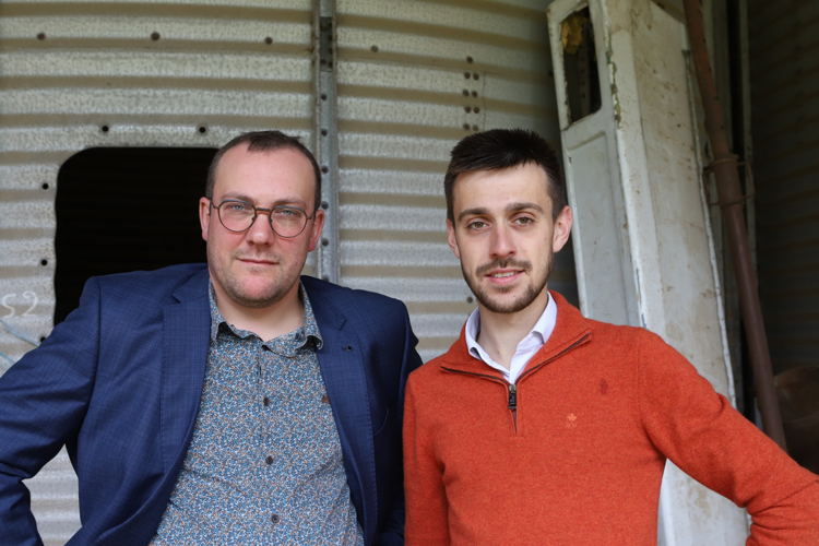 Fabian Wathelet (CBC) & Antoine Vandenberghe (agriculteur)