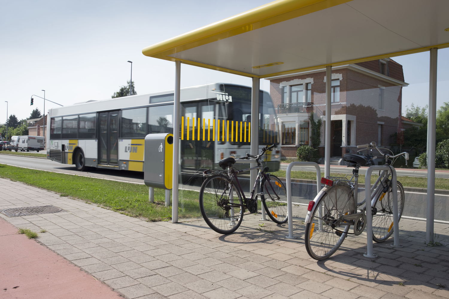 Schuilhuisje fietsenstalling