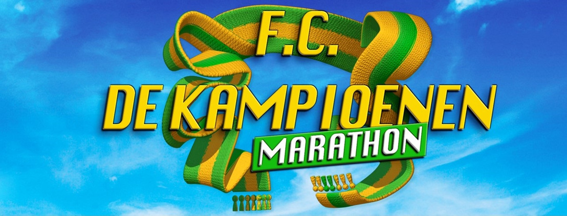 Vlaanderen wordt beloond: Eén en Kinepolis organiseren binnenkort F.C. De Kampioenen-marathon