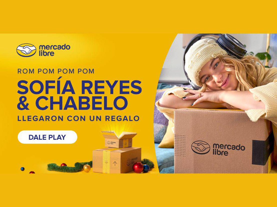 Chabelo y Sofía Reyes llegan a Mercado Libre con su Rom Pom Pom Pom para musicalizar la Navidad