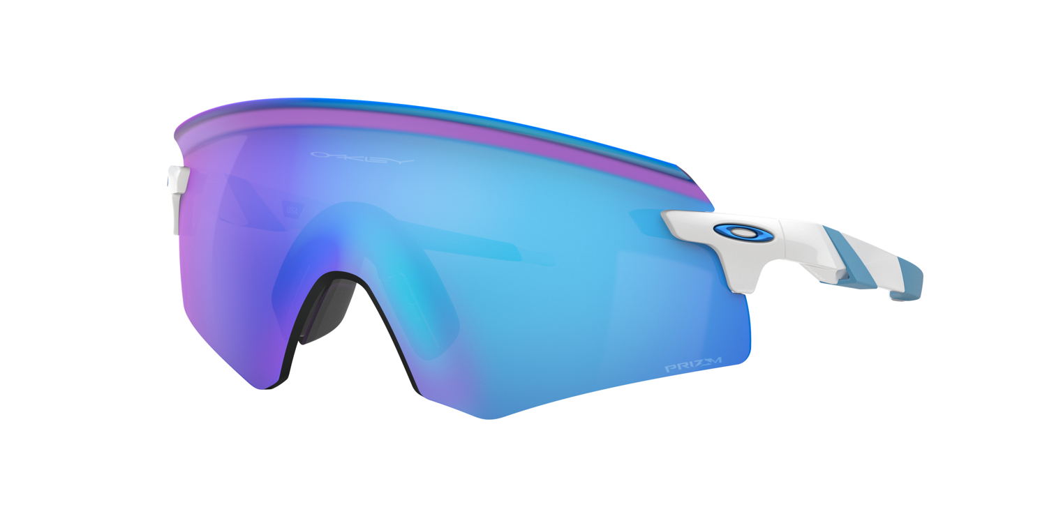 OAKLEY ENCODER POLISHED WHITE WITH PRIZM SAPPHIRE
