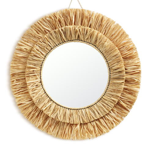 Habitat Fringed Mirror, £22
