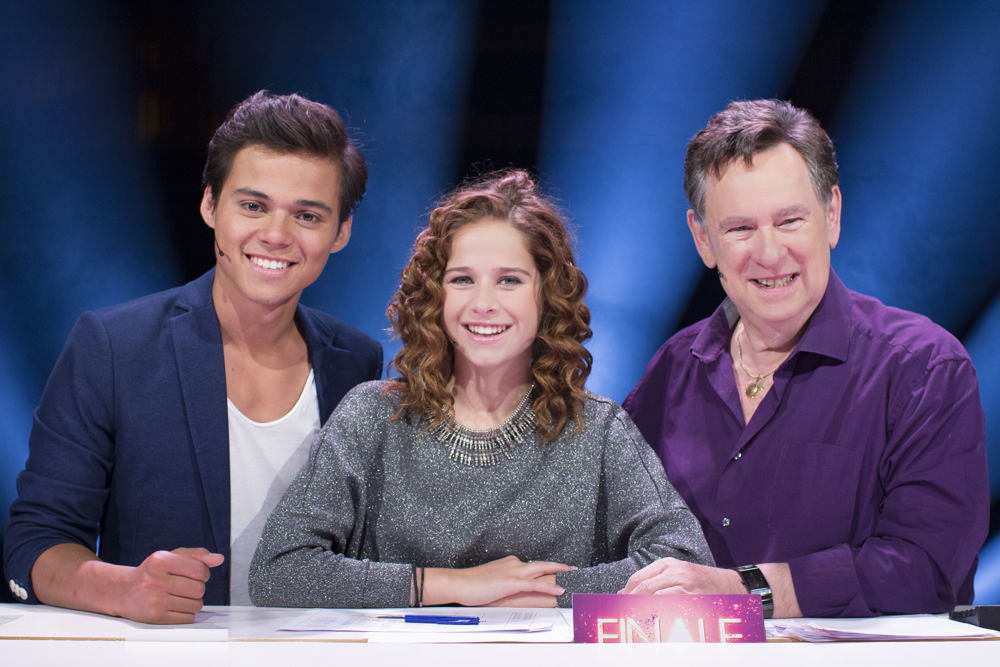 Ketnet Musical : Giovanni Kemper, Laura Tesoro en Koen Crucke - (c) VRT/Nathalie Dolman