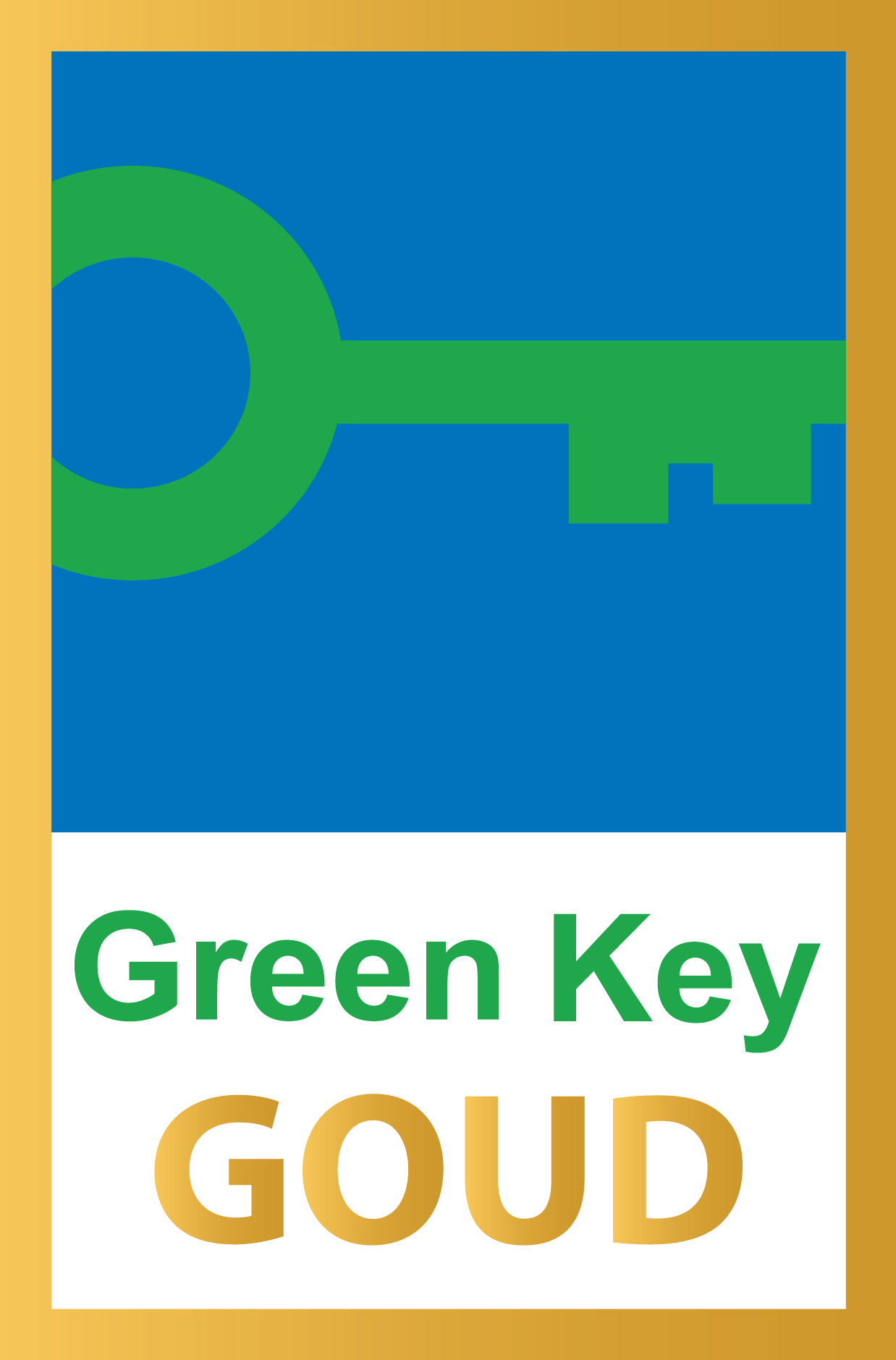 Green Key logo goud