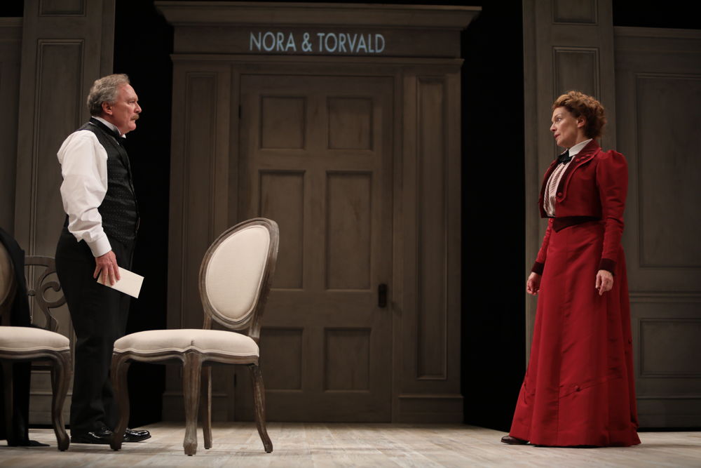Benedict Campbell (Torvald) and Martha Burns (Nora)  in A Doll’s House, Part 2 by Lucas Hnath / Photos by Tim Matheson

Canadian Premiere
September 16 – October 14, 2018
<a href="https://www.belfry.bc.ca/a-dolls-house-part-2/" rel="nofollow">www.belfry.bc.ca/a-dolls-house-part-2/</a>

Belfry Theatre, 1291 Gladstone Avenue, Victoria, British Columbia, Canada

Creative Team
Lucas Hnath - Playwright
Michael Shamata - Director
Christina Poddubiuk - Set & Costume Designer
Kevin Fraser - Lighting Designer
Tobin Stokes - Composer & Sound Designer
Jennifer Swan - Stage Manager
Carissa Sams - Assistant Stage Manager
Hilary Britton-Foster - Assistant Lighting Designer