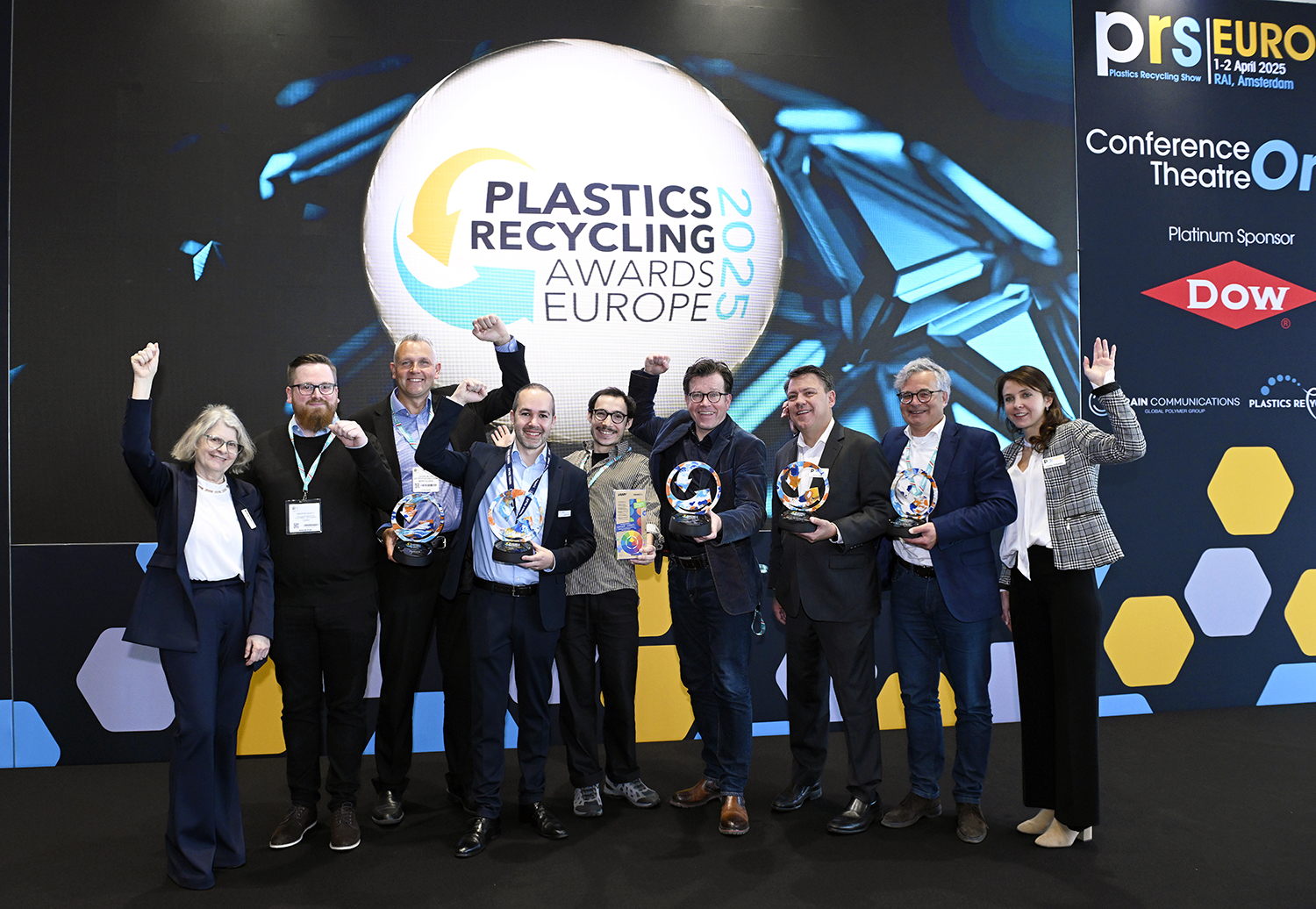 Plastics Recycling Awards Europe 2025 Winners Announced at PRS Europe