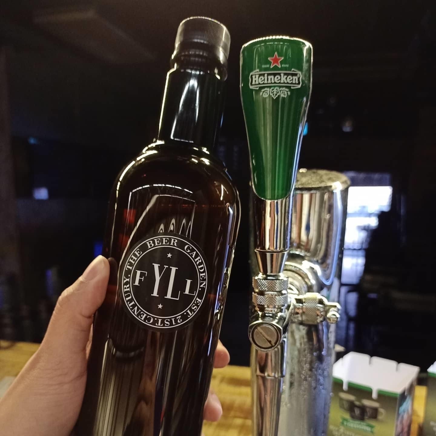 An innovative solution to an unprecedented situation — draught beer in a bottle!