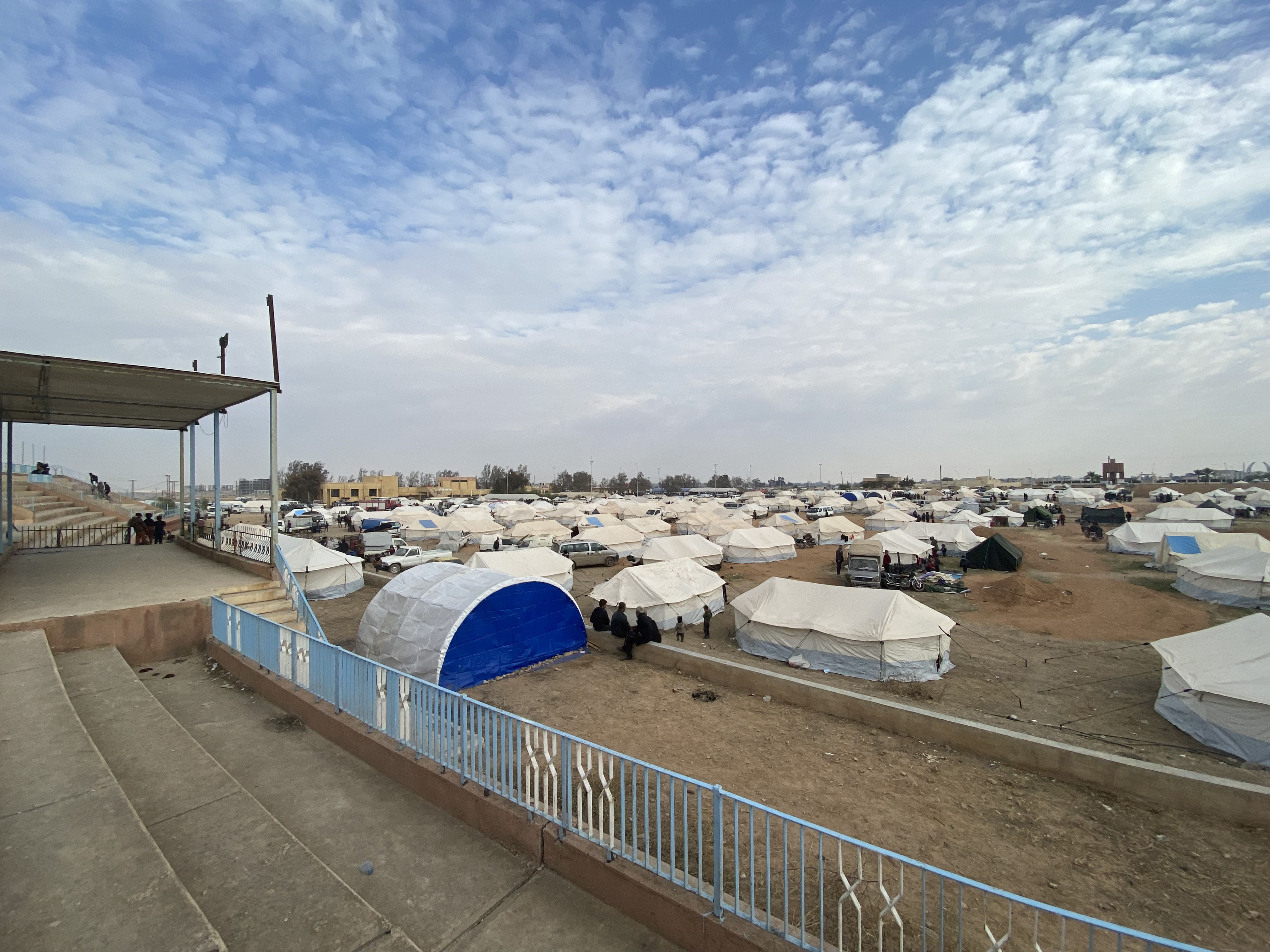 Camp de Tabqa dans le nord-est de la Syrie. © Matthew Cowling/MSF