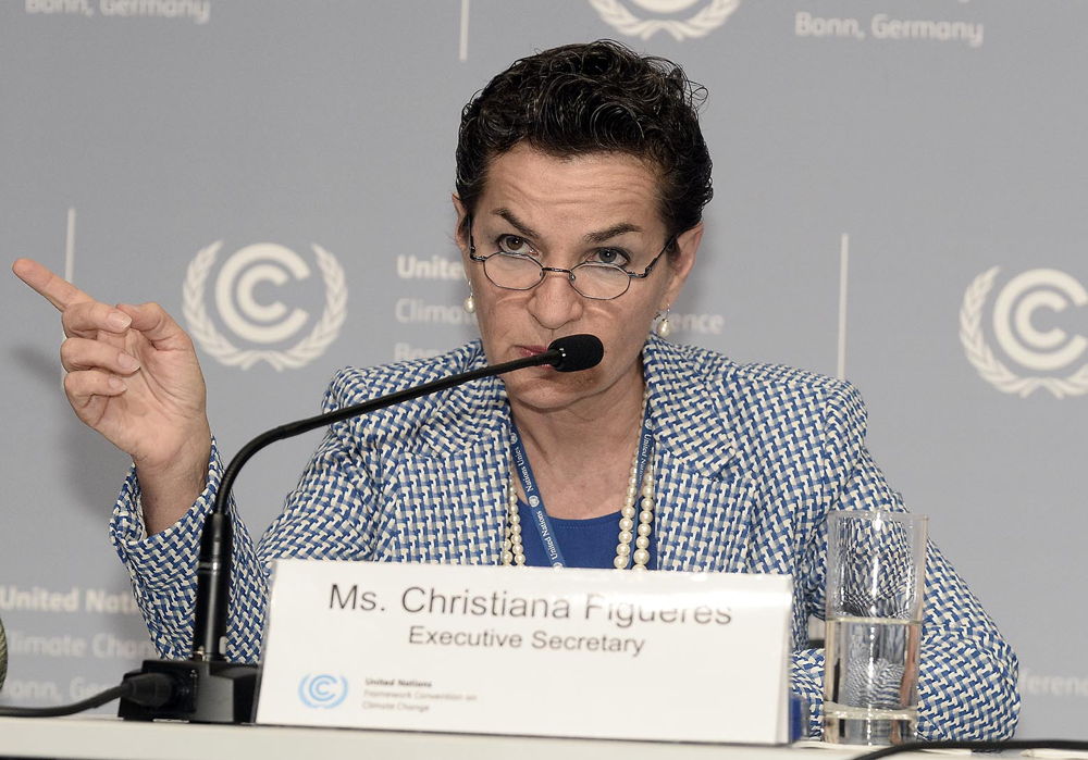 Christiana Figueres,  secrétaire générale de la CCNUCC