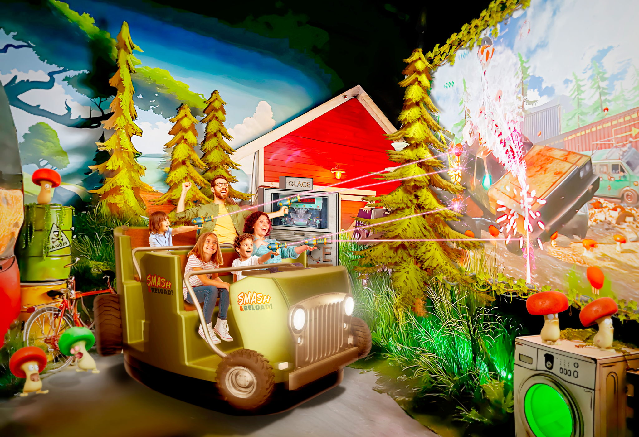 BoldMove lanceert gloednieuwe Smash & Reload 2.0 interactieve dark ride