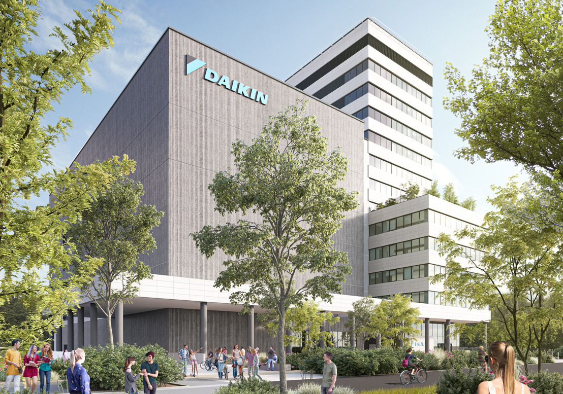Daikin Europe trapt de bouw af van zijn EMEA Development Center in Gent en kondigt nieuwe investeringen aan in Oostendse productievestiging