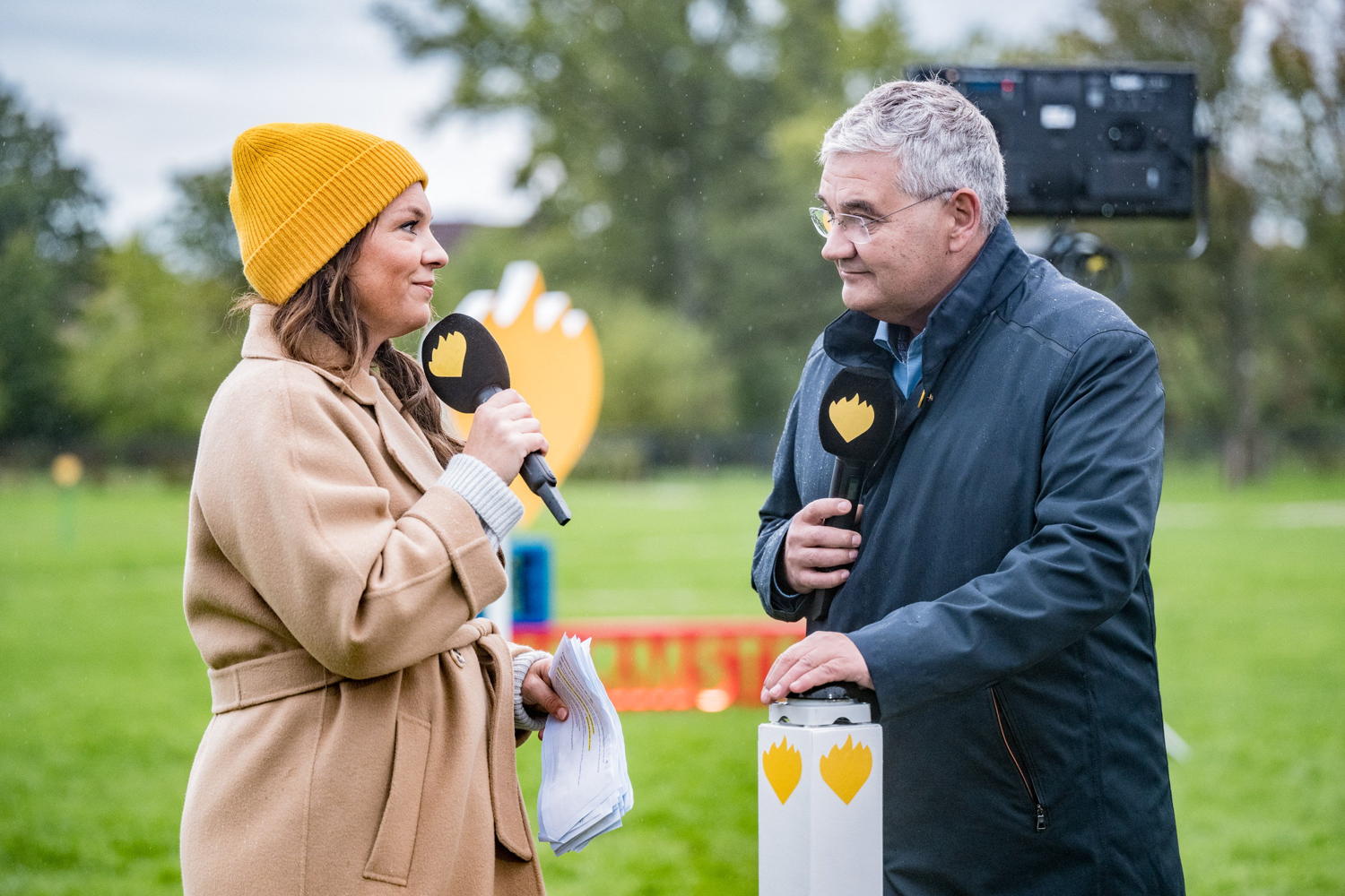 Siska Schoeters en Steven Vandeput, burgemeester van Hasselt
