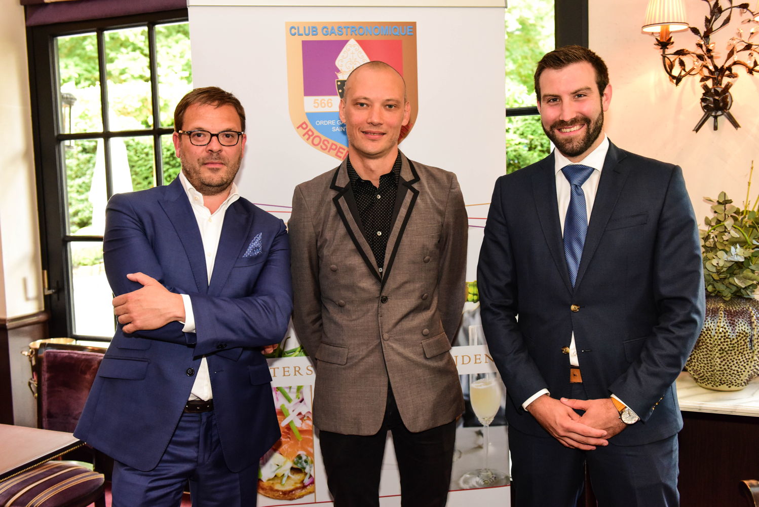 Les trois finalistes Olivier Dereu, Andy De Brouwer et Maxime Verstuyft