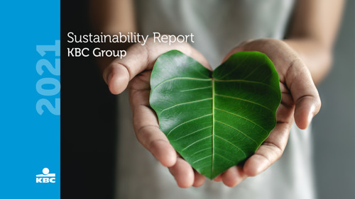 KBC publishes transparent report on its progress and ambitions on the sustainability front.
