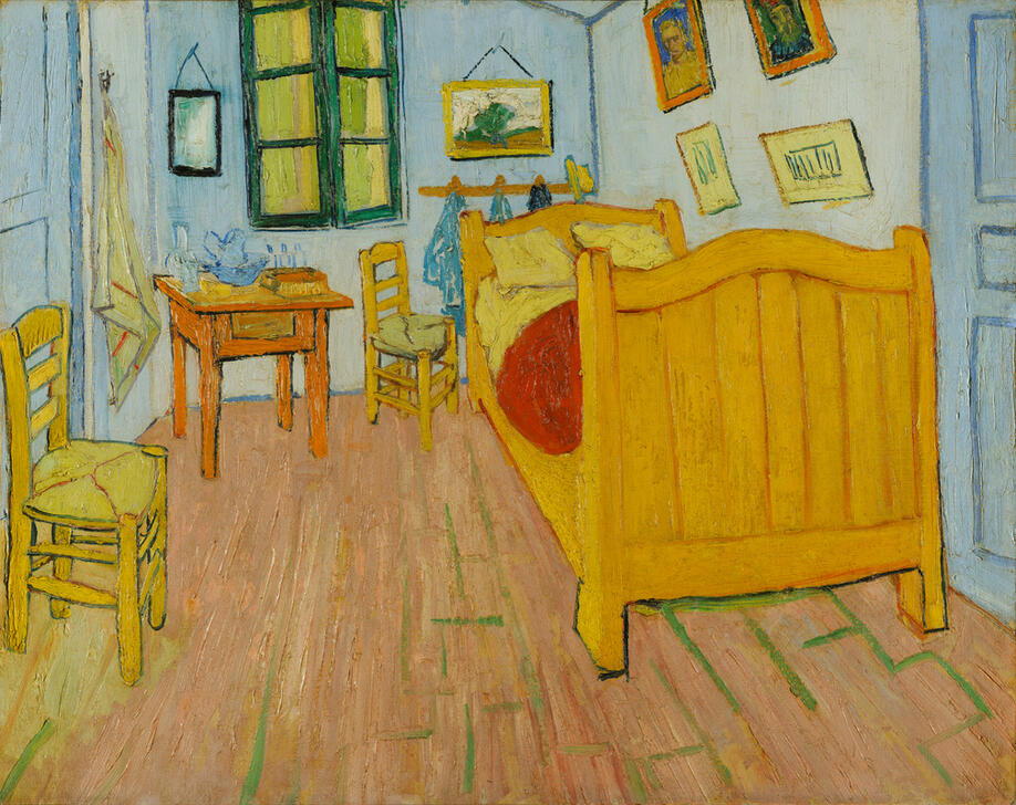The Bedroom, Arles, mid-October 1888. AKG7237828 ©akg-images