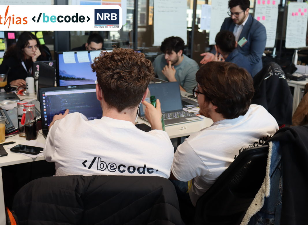 Ethias, NRB en BeCode bundelen hun krachten om de pool van techtalenten in België te versterken