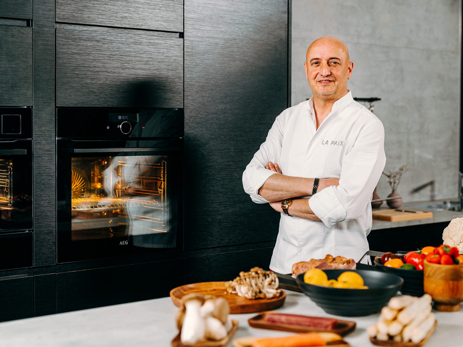 AEG et le chef étoilé David Martin (La Paix**) relèvent le défi ensemble