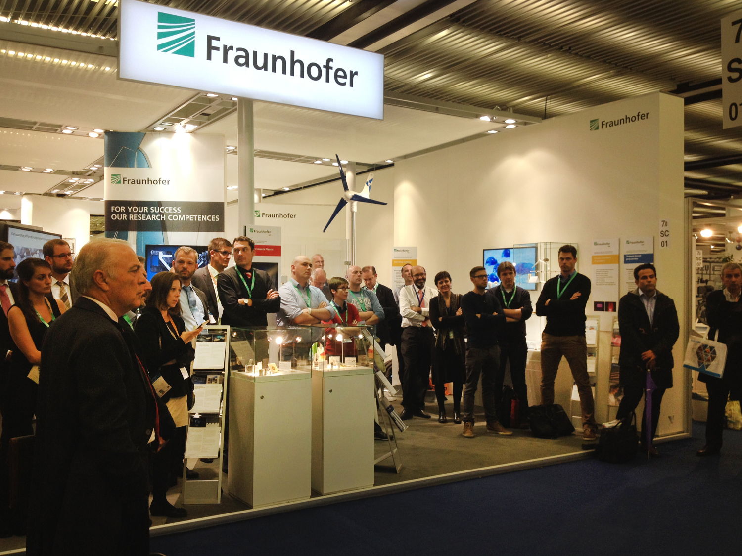Fraunhofer Institute hosted the event which was followed by a cocktail party.