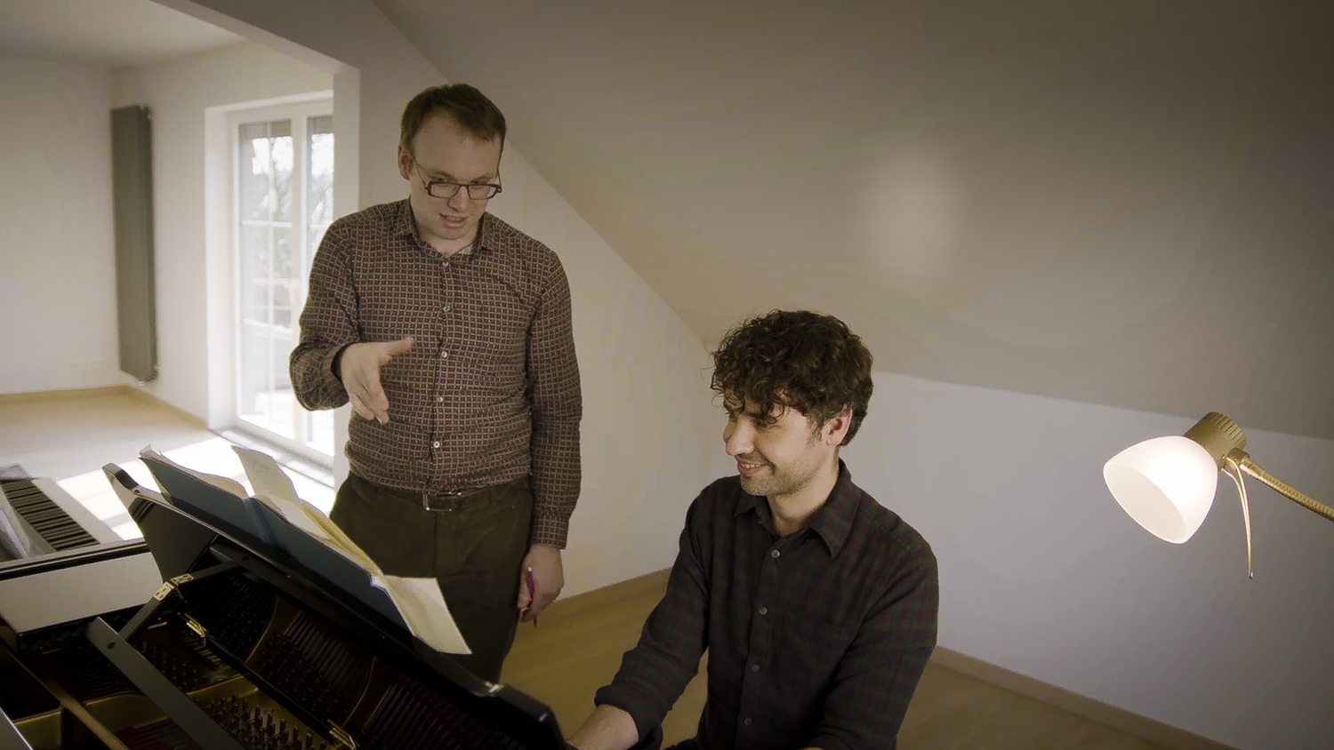 Thomas met Liebrecht Vanbeckevoort - (c) VRT