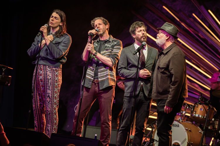 Adrian Blake Enscoe, Stark Sands, John Gallagher Jr, Wayne Duvall_Photo by Michael Hull