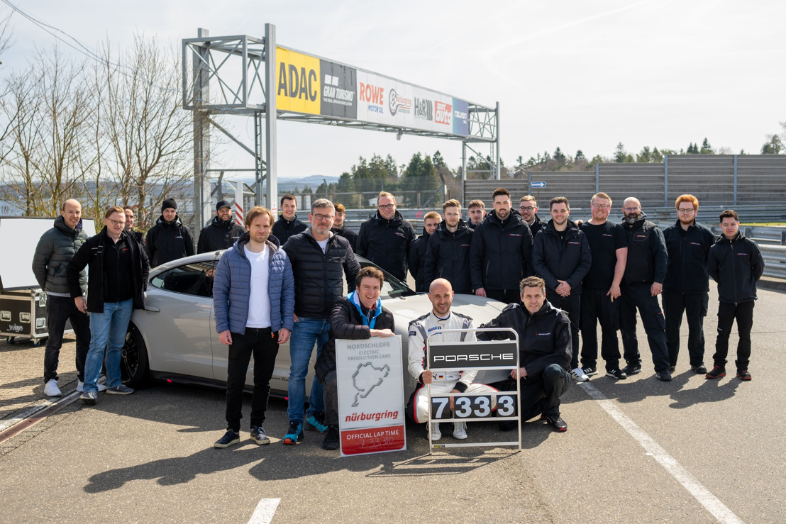 New Nürburgring record for the Porsche Taycan