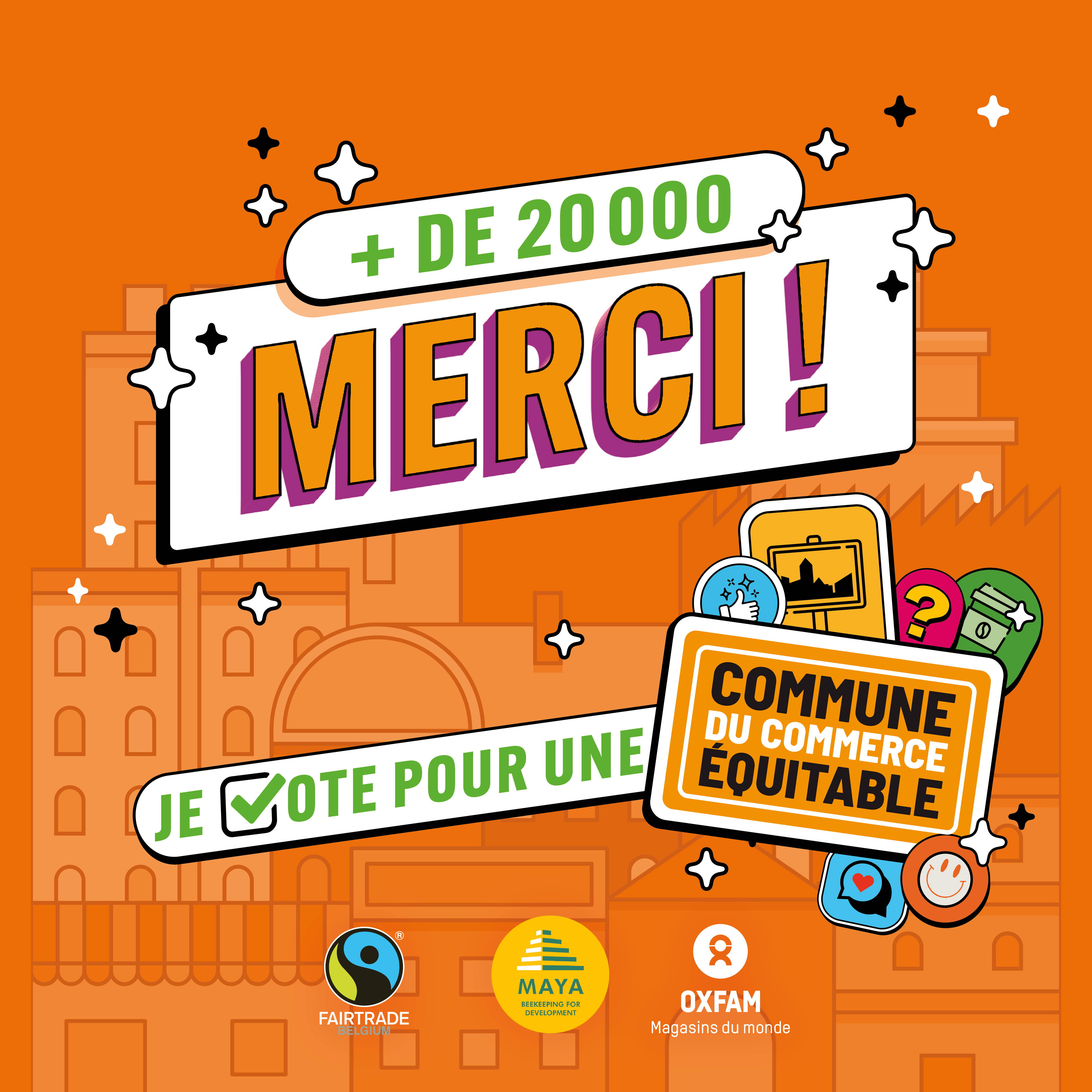 Avec la Saint-Nicolas, les citoyens déposent 20.000 vœux pour un commerce plus juste et équitable aux nouveaux conseils communaux de Belgique