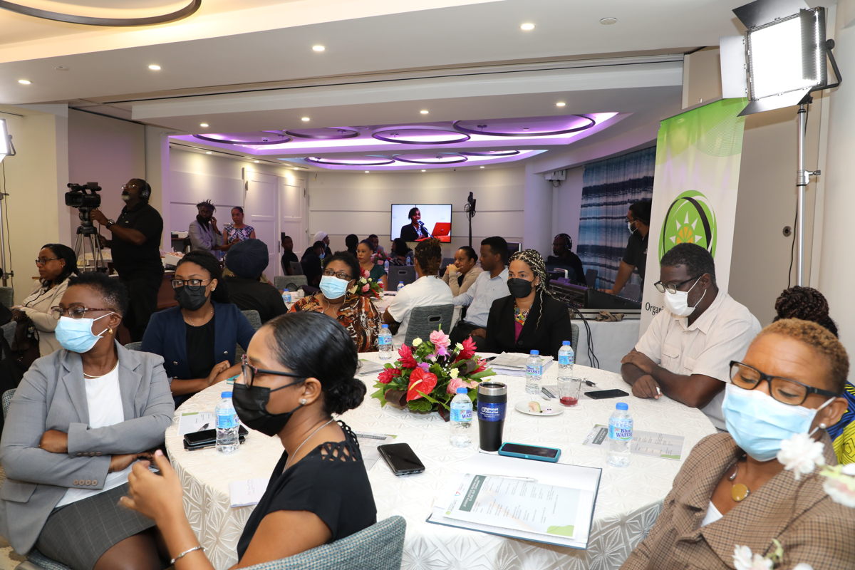 Attendees at the JJRP Closeout Ceremony, Harbor Club, Saint Lucia 