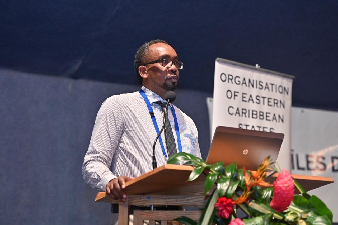 Technical Specialist for Export Development at the OECS Competitive Business Unit, Ricardo James. © Bruno Michaux Vignes. 