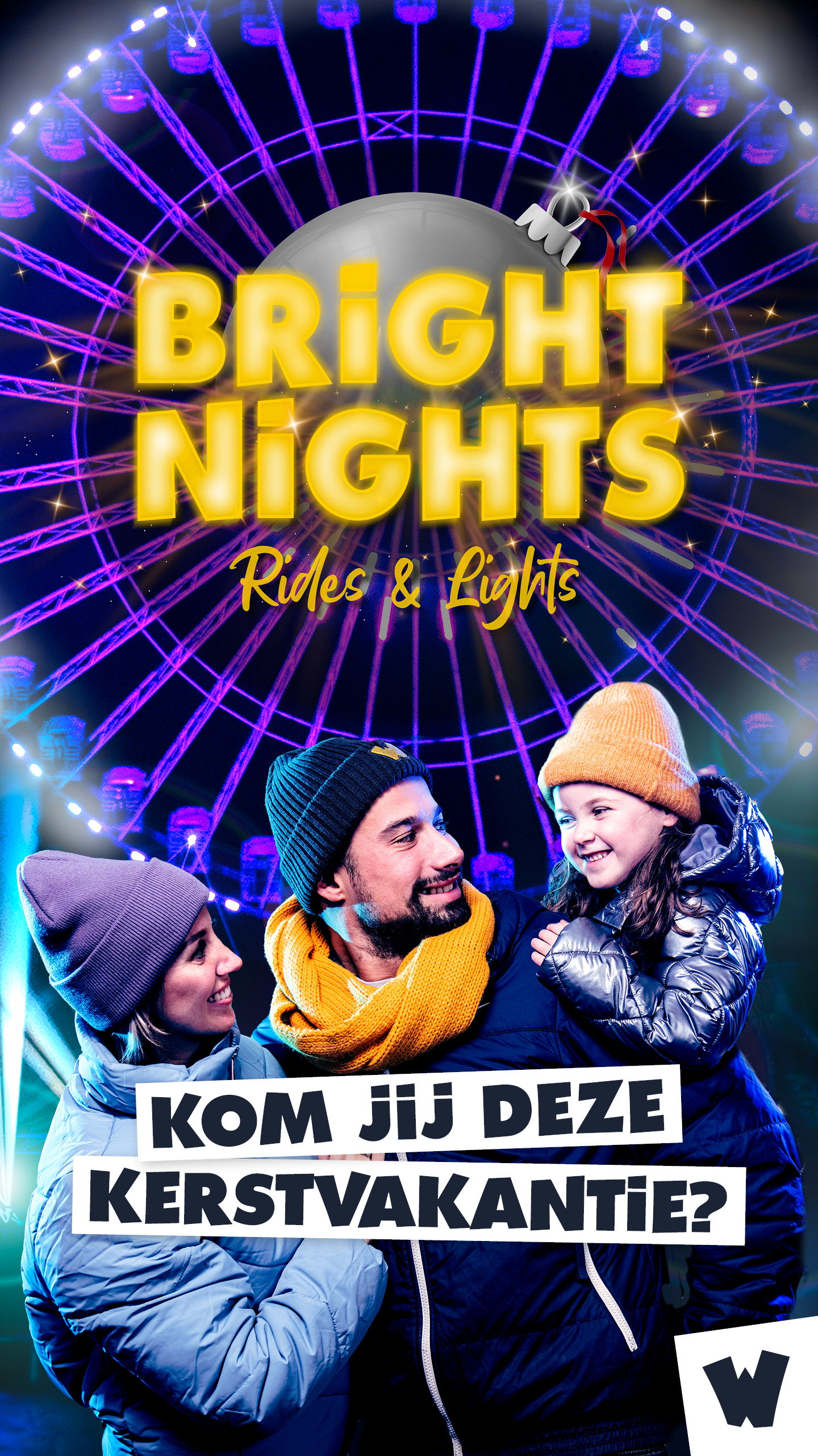 Bright Nights Walibi Holland kerstvakantie