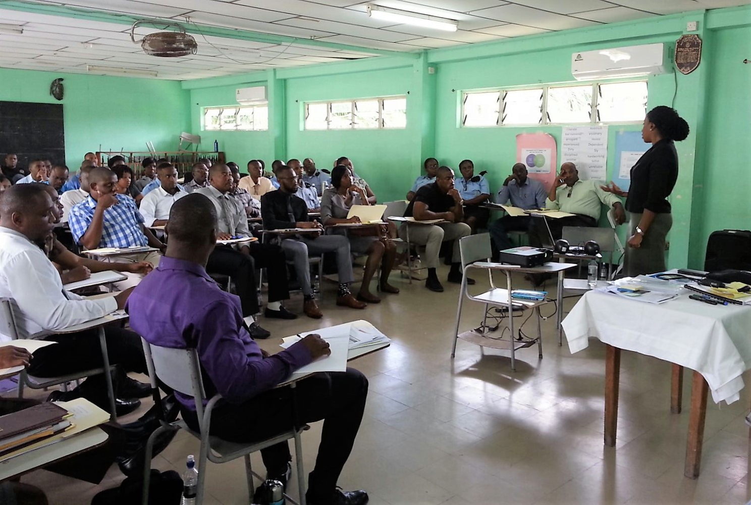 Session on adolescent development.