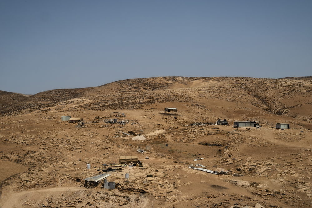 Masafer Yatta is a desert region of the southern West Bank that is home to 1,144 Palestinians living across 12 villages. Their lives changed drastically in the 1980s when the land on which their homes are built was declared to be a ‘closed military zone’ by the Israeli authorities. On 4 May 2022, the Israeli Supreme Court declared that there were no ‘legal barriers’ to the evictions. As a result of the decision, 211 Palestinian households (1144 people) are at immediate risk of forced evictions, arbitrary displacement, and forcible transfer. Copyright : Juan Carlos Tomasi/MSF Masafer Yatta is a desert region of the southern West Bank that is home to 1,144 Palestinians living across 12 villages. Their lives changed drastically in the 1980s when the land on which their homes are built was declared to be a ‘closed military zone’ by the Israeli authorities. On 4 May 2022, the Israeli Supreme Court declared that there were no ‘legal barriers’ to the evictions. As a result of the decision, 211 Palestinian households (1144 people) are at immediate risk of forced evictions, arbitrary displacement, and forcible transfer. Copyright : Juan Carlos Tomasi/MSF
