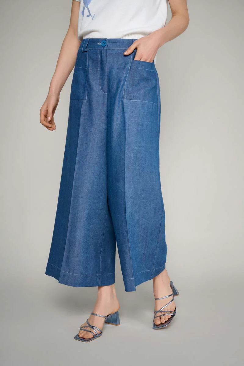 Culotte au look denim - 149 €