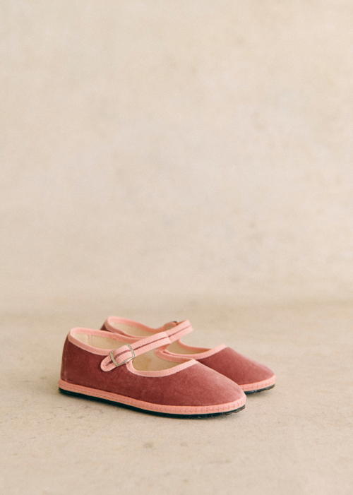 Petit Sézane - Chaussons Mary Jane Blush