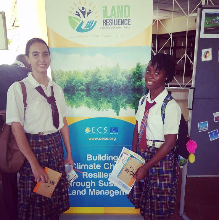 Grenadian students learn about iLAND Resilience