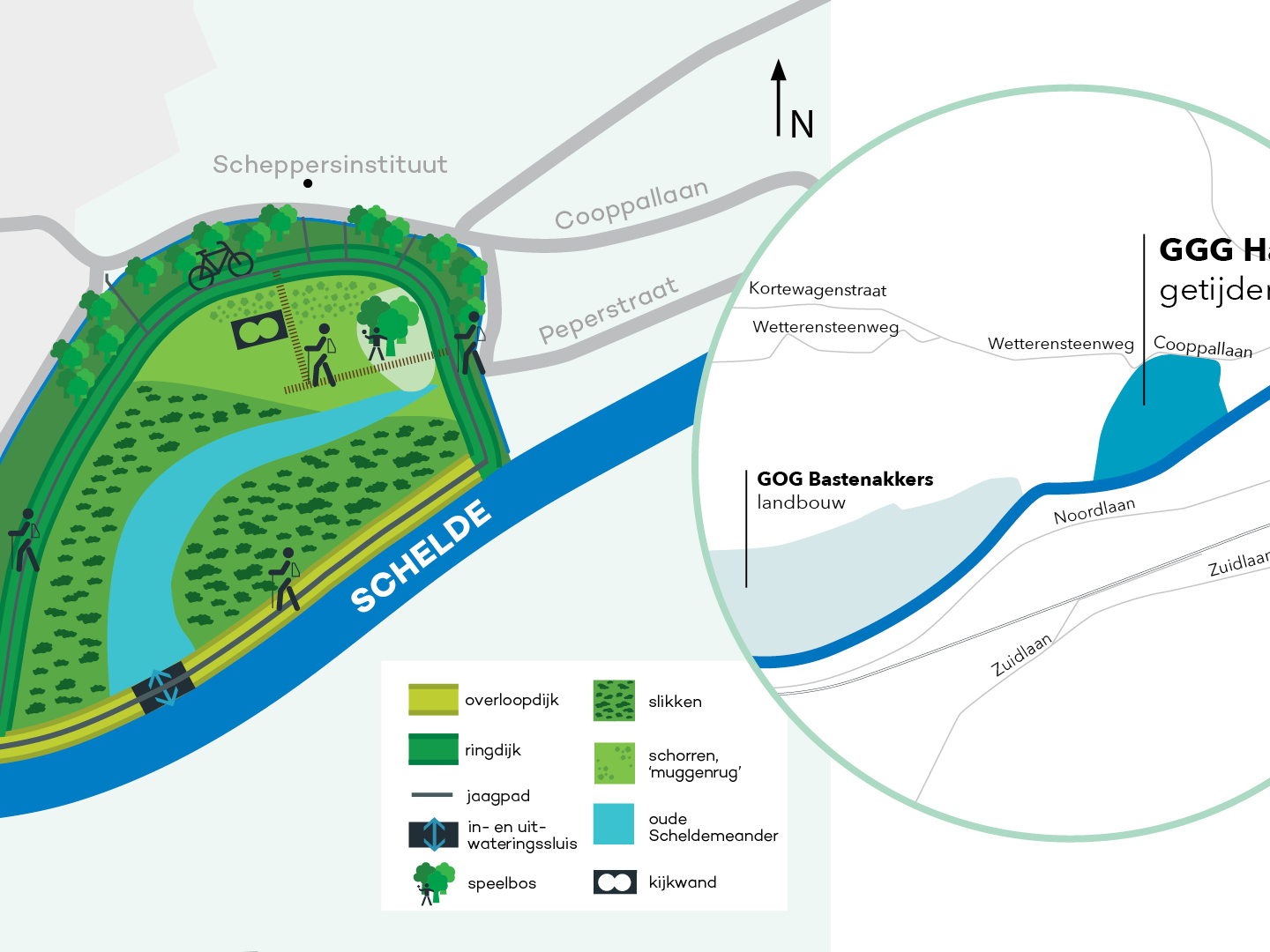 Terreinwerken gestart voor overstromingsgebied Ham in Wetteren