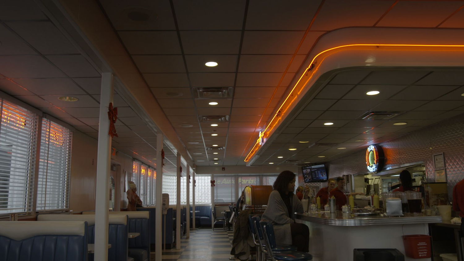 Karine in diner
Dwars door Amerika (c) VRT
