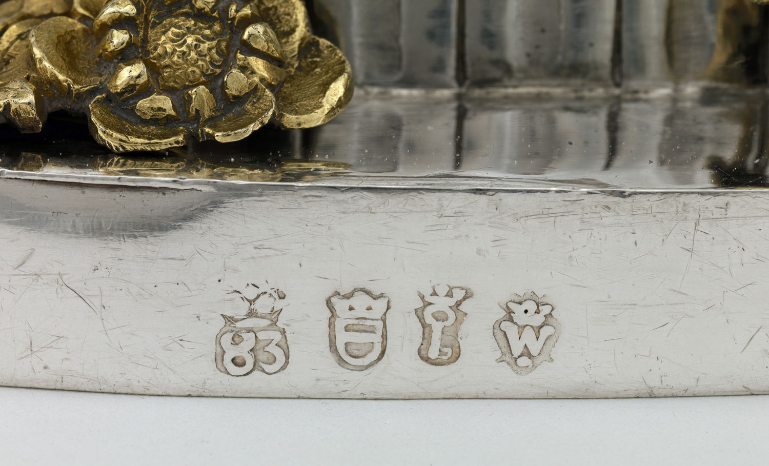 Detail of the Leuven Hallmark for silver