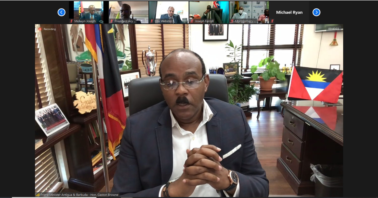 Hon. Gaston Browne,
Prime Minister of Antigua and Barbuda
